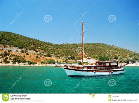 boat trip stock image image  sailing holiday mediterranean
