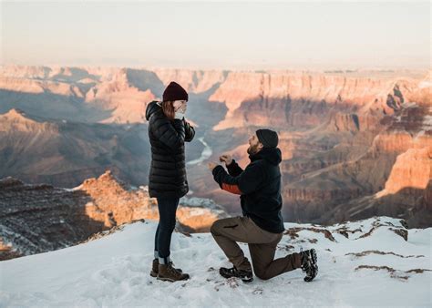 Tanner Burge Photography Grand Canyon Proposal She Said Yes Best