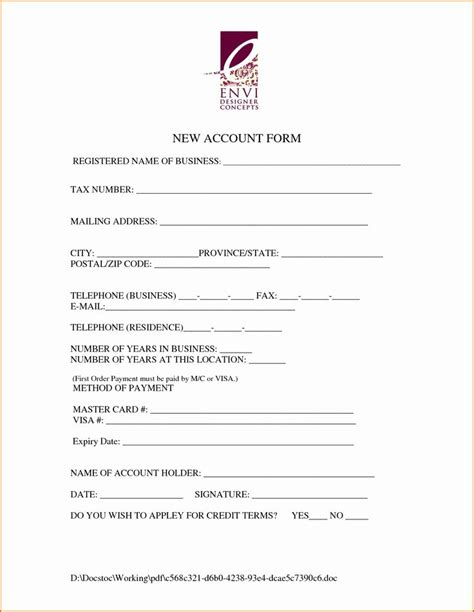 customer form template  elegant  customer information form template lettering words