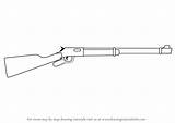 Winchester Rifles sketch template