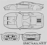 Ford Gt40 2005 Gt Blueprint Drawing Drawings Car Sport Blueprints Cars Sketch Technical Road Sports Choose Board Model sketch template