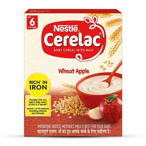 cerelac stage  wheat apple baby food  bake bay
