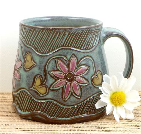 handmade pottery mug