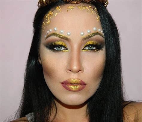 Greek Golden Goddess Halloween Makeup Tutorial Fashionisers