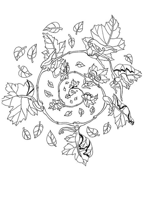fall mandala coloring pages