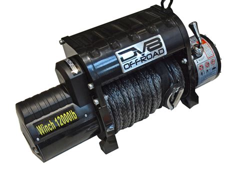 dv offroad  lbs winch synthetic rope