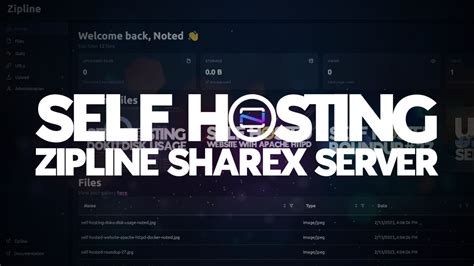 zipline   hosted sharex server