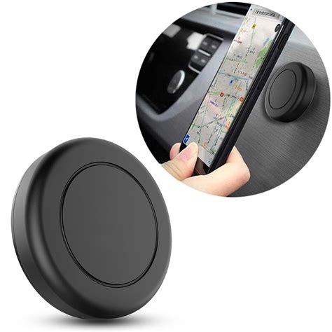 gliving magnetic phone car mount extra slim cell phone holder  car dashboard universal