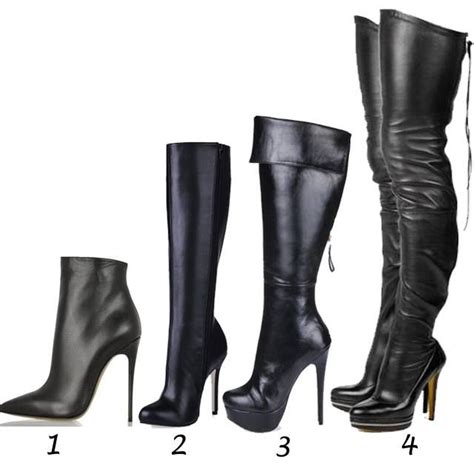 Sexy Back Zipper Genuine Leather Over Knee High Boots Girls Boots