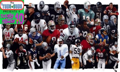 top  favorite nfl players   time  tude dude