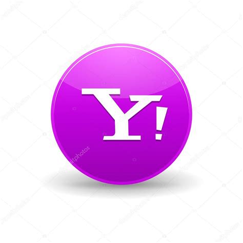 yahoo icon simple style stock vector  juliarstudio