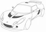 Lotus Coloring Exige Pages Koenigsegg Car Printable Super Drawing V8 Cars Supercars Line Categories sketch template