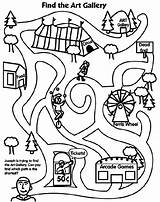 Maze Coloring Mazes Printable Easy Festival Pages Kids Crayola Print Animal Gif Au sketch template