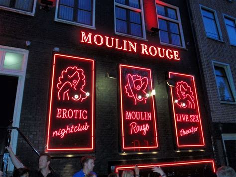 moulin rouge amsterdam netherlands red light district amsterdam