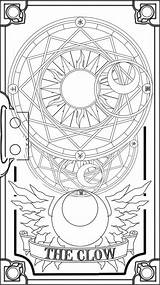 Clow Captor Cardcaptor Printable Kawaii Luna Colouring Viejos Coloriages Fondos únicos Reed Th09 Ccs sketch template