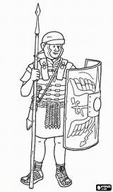 Romani Soldaat Malvorlage Pilum Romanos Romeinse Kleurplaat Legionario Ausmalen Colorear Spear Gewapend Roma Antichi Armor Antikes Harnas Schild Kleurplaten Zwaard sketch template