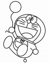 Doraemon Coloring Balloon Pages Printable Hailey Kids Color Holding Astrocat Cartoon A4 Gif Tsum Categories Balloons Choose Board sketch template