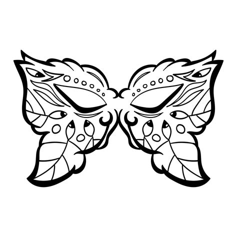 butterfly mask printable coloring pages  printable mask