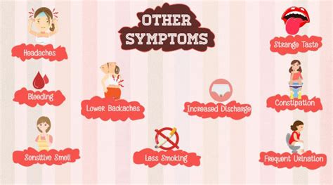 major signs  symptoms  pregnancy