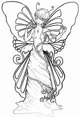 Fairies Elves Coloring Pages Print sketch template
