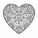 Heart Coloring Pages Print Shape Colouring Simple Hearts Printable Human Colorings Getcolorings Color Getdrawings sketch template