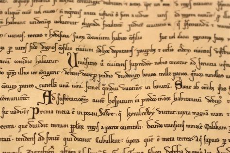 medieval latin script stock image image of literature