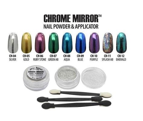 chrome powder nail powder beautylicious