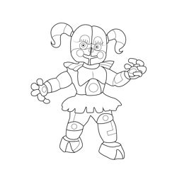 circus baby fnaf coloring pages  kids  circus baby fnaf