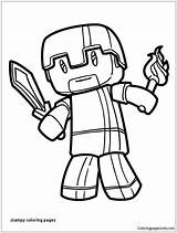 Pages Coloring Stampy Minecraft Getcolorings Stampylongnose Color sketch template