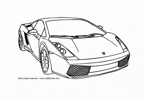 ingenuity  sports car coloring page  children  printable