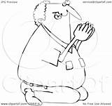 Praying Kneeling Coloring Man Outline Person Drawing Illustration Royalty Clip Djart Vector Clipart Getdrawings Paintingvalley sketch template