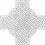 Celtic Mandala Crosses Adults Mandalas sketch template