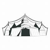Circo Tendas Circus Carpas Tents Vexels Barracas sketch template