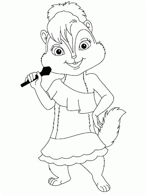 chipettes brittany coloring pages coloring home