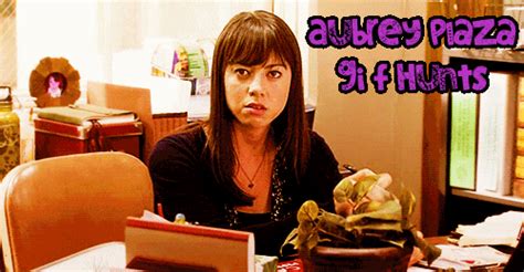 aubrey plaza hunt s find and share on giphy