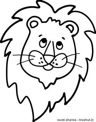 lion mask coloring page coloring pages