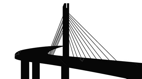 pasupati bridge bandung sillhoute vector bridge bandung indonesia