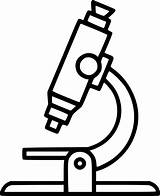 Microscope Line Drawing Icon Getdrawings sketch template