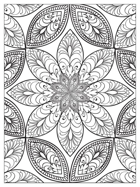 mandala simple coloring pages  adults printable img cyber