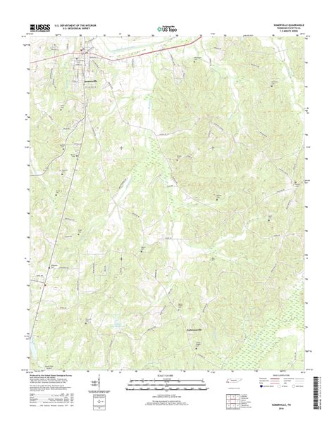 mytopo somerville tennessee usgs quad topo map