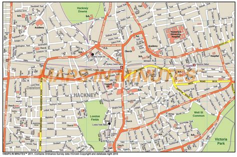 maps  minutes uk custom street maps   scale custom digital