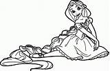 Rapunzel Coloringonly Printable sketch template