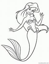 Mermaid Coloring4free sketch template