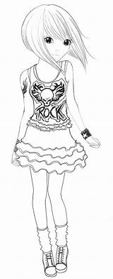 Top Model Coloriage Imprimer Coloring Rock Pages Colouring Manga Dessin Hard Colorier Choose Board Topmodel Anime Dessins Depesche Chibi Adult sketch template