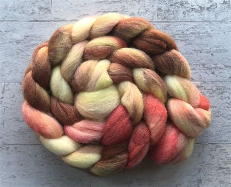 hand dyed wool roving merino  silk spinning fiber needle etsy