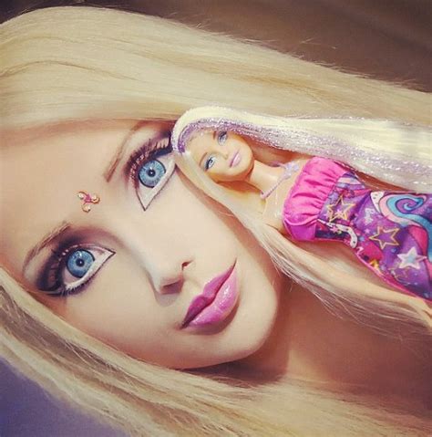 the famed ‘human barbie finally shares a no makeup selfie sheknows