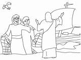 Jesus Disciples Colorare Calls Discipulos Bambini Disegni Gesù Gesu Pietro Biblia Laminas sketch template