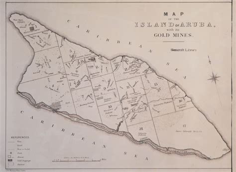 aruba gold  map