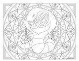 Pokemon Coloring Arbok Mandala Pages Rapidash Adult Windingpathsart Printable Color Print Getcolorings Weedle sketch template
