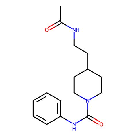 chemdiv screening compound   acetamidoethyl  phenylpiperidine  carboxamide